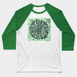 Courage Mandala Baseball T-Shirt